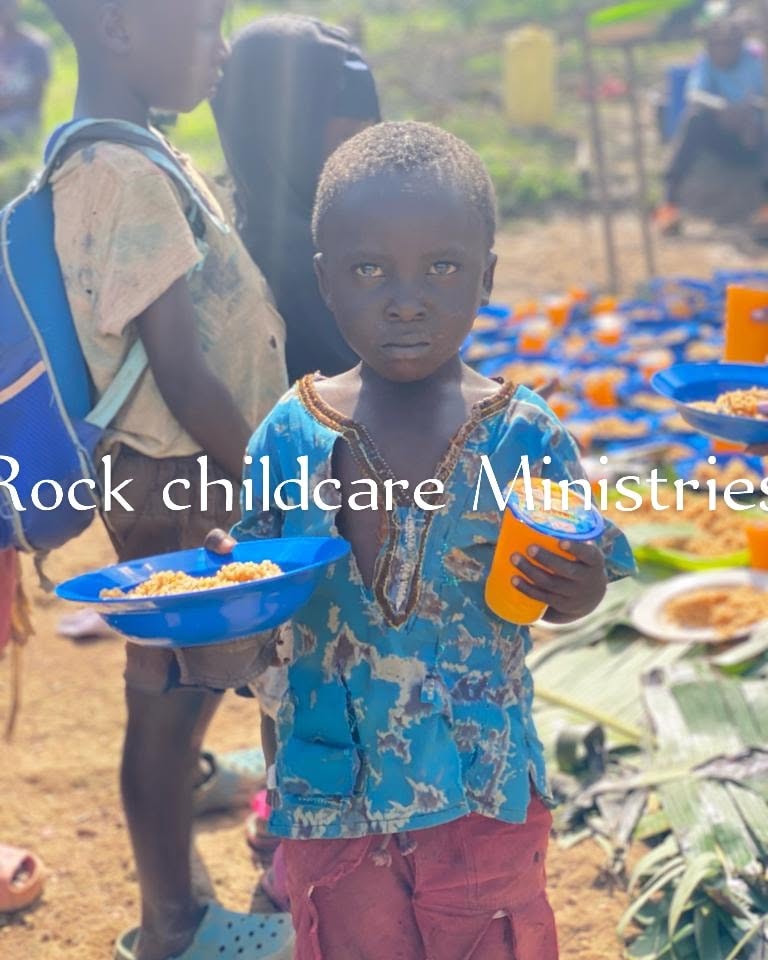 Child receiving nutritious food